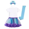 Falda de sirena para niñas, falda con volantes para niñas, verano 2023, nuevo estilo, falda de malla de princesa para verano
