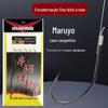 Linha de pesca de nylon para atacado de fábrica, linha de seda de borracha não é fácil de enrolar, anzol com linha amarrado ao estoque