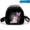 Bolsa Lonchera de Papel Aluminio Engrosado Sanrio Kurome Bolsa Lonchera Tipo Bandolera Almacenamiento para el Almuerzo Bolsa de Picnic Aislante