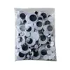 Bolsa de material decorativo hecha a mano lentejuelas para ropa creación de jardín de infantes bola de peluche actividades pegajosas con ojos adhesivos negros y blancos