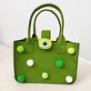 Bolsas de Feltro para Lembrancinhas de Mês do Bebê, Banquete dos Cem Dias, Lembrancinha de Primeiro Aniversário, Bolsas Adesivas para Doces de Casamento, Sacolas de Presente, Feitas à Mão