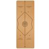 Nagoudi goma agarre antideslizante absorción de impactos engrosado para hombres ejercicio de yoga fitness corcho plegable toalla esterilla de yoga