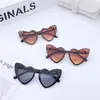 Óculos de Sol Infantis Fofos Moda Amor Novo Tendência Óculos de Bebê Formato de Foto Meninas Óculos Anti-UV