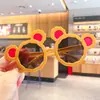 Gafas de Sol de Oso de Orejas Grandes de Dibujos Animados, Gafas de Protección Solar, Gafas de Sol para Bebé, Pose para Fotos de Pequeña Princesa, Gafas de Sol para Niños