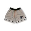Shorts esportivos casuais americanos, novos shorts de costura masculinos, shorts de basquete de verão, shorts com padrão bordado