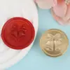 Sello de Cera Navideño Personalizado con Cabeza de Cobre Latón Grabado Diseño Patrón Sello de Cera para Cerrar Sobres Sello de Cabeza
