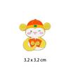 Insignia de Serpiente Pequeña Estilo Chino 2026 Año de la Serpiente Tendencia Nacional Lindo Broche para Ropa Unisex Accesorio para Bolsa Regalo de Año Nuevo para Pareja
