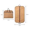 Em estoque, bolsa de armazenamento para terno, bolsa de mão não tecida para armazenamento de roupas, bolsa estendida para jaqueta com capa contra poeira, atacado