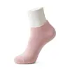 Calcetines cortos de algodón de color liso transfronterizos para mujer, disponibles en varios colores y personalizables; calcetines casuales de canalé de alta elasticidad para hombre tipo mocasín al por mayor