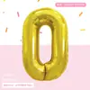Novo Produto Balões Digitais Versão Americana 16 polegadas Decoração de Cena para Festa de Aniversário Balões de Folha de Alumínio Fabricante Atacado