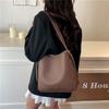 Bolsa Retrô de Grande Capacidade para Mulheres 2025 Primavera Nova Moda Trendy Bolsa Balde Nicho Bolsa de Axila Bolsa Transversal
