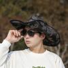Sombrero de ala ancha de 15 cm para hombre, protección solar, estilo coreano, para montañismo, para exteriores, estilo pescador Benni