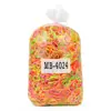 Venta Caliente Transfronteriza Bolsas de Cuerdas de Plástico Desechables, Bandas Elásticas de Goma Negras, Ligas para el Cabello al por Mayor, Bandas para el Cabello para Atar el Cabello