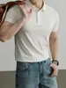 Camisa Polo Hengyuanxiang de algodón modal amigable con la piel para hombre, camiseta de manga corta, nueva ropa de hombre para el verano 2026, tacto de alta gama