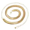 Cadena de Cintura Dorada de Moda Versátil Europea y Americana Transfronteriza para Vestido Gancho Metálico Cadena de Cintura Ajustable de Perlas