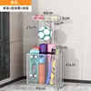 Cesta de Almacenamiento para Esterillas de Yoga, Estante de Almacenamiento para Equipos Deportivos y de Fitness en Casa, Estante de Almacenamiento Doméstico para Rellenar Espacios para Bádminton y Baloncesto