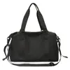 Bolsa de Viaje Portátil Casual Ligera de Moda Textura de Película de Cuero Bolsa de Equipaje Sencilla Gran Capacidad Bolsa Deportiva de Fitness para Hombres y Mujeres