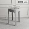 Taburete de Plástico Hogar Silla Nórdica Taburete Redondo Apilable Taburete de Mesa de Comedor Sencillo Cibernético Popular Taburete Molino de Viento Engrosado