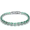 Pulsera de Gota de Agua, Estilo Lujo Ligero, Pulsera de Circonita Colorida de Alta Gama para Mujer, Joyería de Moda Estilo Ins, Versátil y Elegante, Regalo para Novia
