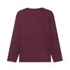 Playera de Manga Larga para Hombre de 200g Algodón Puro Cuello Redondo Camiseta Base para Hombre y Mujer Personalizada T1000L