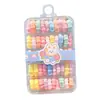 Ligas para el Cabello de Niños, Gomas Elásticas con Hilo Que No Dañan el Cabello, Ligas del Tamaño de un Pulgar para Niños, Cuerdas Elásticas de Alto Rendimiento para Niñas, Accesorios para el Cabello