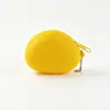 Monedero mini de silicona personalizado, bolsa de anillo de dibujos animados linda, bolsa impermeable para llaves, bolsa de almacenamiento portátil, se puede imprimir con logo