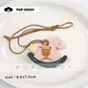 Colgante Creativo de Cuero para Bolso DIY, Accesorio de Decoración para Collar Hecho a Mano para Parejas y Mejores Amigos, Amuletos Versátiles Personalizados para Bolsos