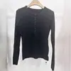 Suéter tejido dulce elegante de estilo coreano para mujer, con cuello en V, abotonado, top básico versátil, nuevo modelo primavera y otoño 2026