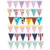 Bandeirolas Triangulares Bandeiras de Corda Bandeiras Triangulares de Papel Decoração de Festa Bandeiras Triangulares Grande Coleção