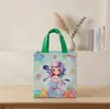 Bolsa laminada no tejida superventas transfronteriza serie sirenas bolsa de regalo exquisita para vacaciones infantiles cumpleaños infantil