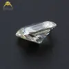 Piedra Suelta de Moissanita Corte Radiante, Accesorios para Joyería de Moissanita Rectangular Biselada, Color D