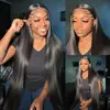 Amazon transfronterizo nueva moda europea y americana cabello liso encaje frontal caliente África cobertura completa de cabeza peluca 13*4