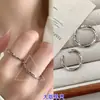 Anillos Combinables Versátiles Estilo Vintage Coreano para Mujer, Anillos de Dedo Índice Retro Modernos y Únicos, Anillos de Moda Estilo Minimalista
