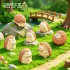 Micro-Paisagem Criativa Ouriço Fofinho Lindo Jardinagem Paisagismo Decoração DIY Acessórios Mini Enfeites de Mesa