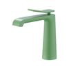 Grifo Negro para Lavabo, Grifo de Lavabo Totalmente de Cobre, Grifo Monomando Caliente y Frío para Encimera de Lavabo de Baño