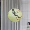 Lanternas de Papel Estilo Chinês para Decoração de Cenas Externas, Abajures Impressos Tradicionais, Lanternas para Preparo de Chá em Casas de Chá, Enfeites Pendurados