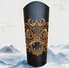 Pulseiras e Punhos de Manga Hanfu, Bordado Retrô Estilo Antigo, Hanfu da Dinastia Ming, Uniforme Jinwei Peixe Voador, Acessórios Masculinos, Proteções de Braço Armadura Shanwen