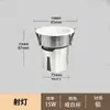 Foco Spotlight Modelo Nuevo Taza Profunda Antideslumbrante Luz de Techo para Hogar Sala de Estar Lavado de Pared Luz Led Empotrada Sin Luz Principal