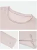 Camiseta de Manga Larga para Mujer con Diseño Estilo Coreano, Capa Interior para Otoño, Atuendo Chic, Capa Base, Top Holgado Casual Estilo Perezoso