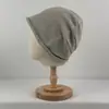 Novo Gorro Simples Estilo Japonês de Seda de Gelo para Mulheres, Chapéu Lenço Fino para Primavera e Outono, Chapéu Pulôver Versátil da Moda para Uso Casual à Prova de Vento