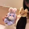 Zootopia Nick Judy Goma para el Cabello Muñeco de Peluche Lindo Goma para el Cabello Cuerda para el Cabello Accesorios para la Cabeza de Dibujos Animados