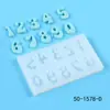 Digital Inglês Alfabeto Combinação Bolo Fondant Molde de silicone decorativo diy Joias Pingente Orelha Drop Molde