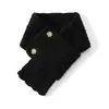 Bufanda de Cuello Falso Engrosada para Mujer, Protector de Cuello, Pequeño Cachemir para Pareja, Pequeño Cubrecuello Cruzado Cálido para Otoño e Invierno