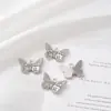 Colgante Chapado Diamante Perla Flor Calada Corazón Cepillado Corazón Melocotón Mariposa Accesorios de Joyería Colgante de Collar DIY Pendientes