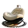 Nueva mecedora de balcón, mecedora de ocio para uso en el hogar, silla sofá perezoso para adultos, silla mecedora para dormir con forma de huevo, mecedora individual, de madera