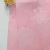 Tela de gasa imitación con calado de peonía 3D estilo chino tradicional, vestido, blusa y bufanda para mujer de primavera/verano, tela floral hecha a mano, en stock