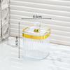 Tarro sellado de plástico transparente para almacenamiento de alimentos, cereales, cereales, aperitivos, productos secos, té.