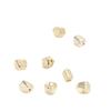 Color oro 14K preservando cuadrado redondo irregular barroco piedra pequeña cuentas agujero recto cuentas accesorios hechos a mano DIY