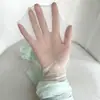 Meias de Seda Branco Pérola com Laço Estilo Ballet Doces Japonesas Meia-calça Branca Pura Meias Base JK Lolita