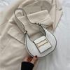 Bolsas transfronteiriças femininas nova moda Crescente bolsa nas axilas nicho leve luxo ombro bolsa mensageiro